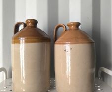 Stoneware jars