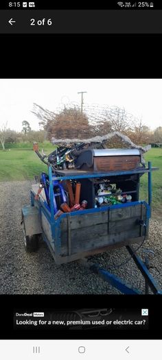 scrap metal collected