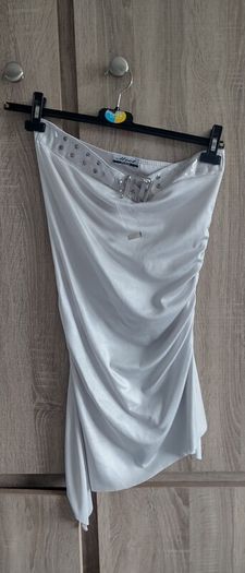 asymmetric top / mini dress fits size small