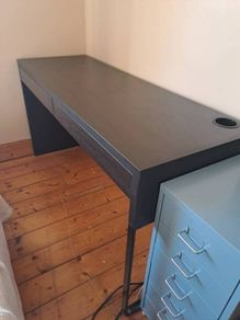 Micke desk Ikea dark brown