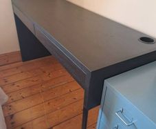 Micke desk Ikea dark brown