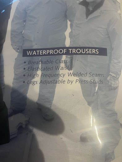 Rainproof suit
