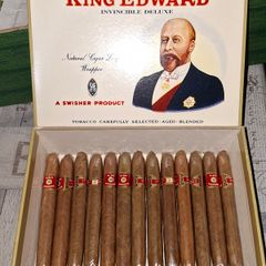 Vintage Box for 50 King Edward Invincible Deluxe with 13 Unopened Inside, Postage Available or collection