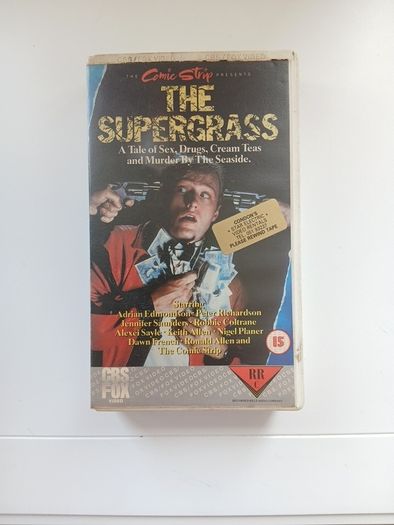 The Supergrass Film On A High Quality MAXELL Tape Ex Rental.