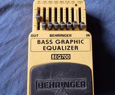 Behringer Bass Graphic Equalizer