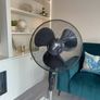 16" Inch, Black Pedestal Fan from Schallen Image 4