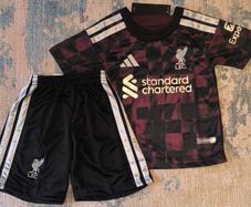 Liverpool away kit sizes season 26/27 Kids