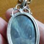 Beautiful Natural large labradorite pendant sterling silver with chain Image 6