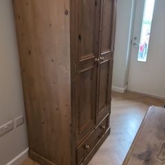 Victorian Pine wardrobe