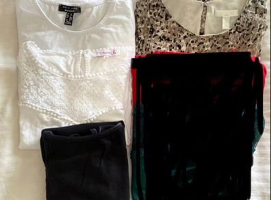 4 Maternity tops size 10 small