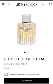 Bnib Jimmy Choo Illicit Edp 100ml