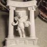 Vintage Ceramic Cherub TRIO Candlestick Image 4