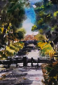 grand canal watercolour