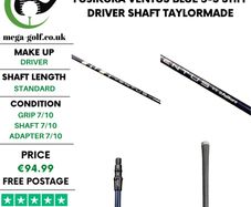 Fujikura Ventus Blue 5-S Stiff Driver Shaft / Taylormade 2nd Gen