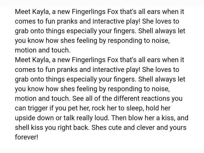 Fingerling ; Kayla 310  (1)