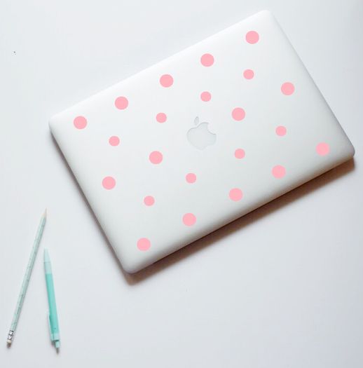 Dot Laptop Stickers, Dots, MacBook decal, Laptop Decal, Computer Decal