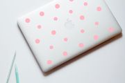 Dot Laptop Stickers, Dots, MacBook decal, Laptop Decal, Computer Decal