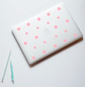 Dot Laptop Stickers, Dots, MacBook decal, Laptop Decal, Computer Decal