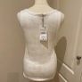 White/silver vest top - Zara - size 14 Image 4