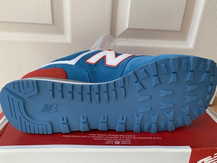 New Balance Men's 574 ML CBR Blue Red Uk 11/us 11.5 Bnib