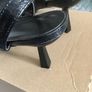 Black Strapy Heels Size 6/39 Image 3
