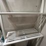 White wooden bathroom storage unit Image 3