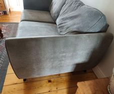 Grey fabric sofa