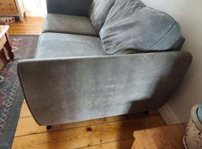 Grey fabric sofa