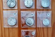 Commemorative / Souvenir Half Dollar / Quarter / 20 Franc / 1 cent Coins.
