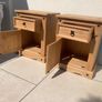 Bedside Lockers x 2 - Pine Image 6