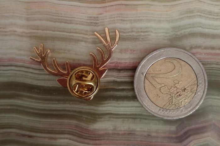 Butterfly Clasp Pin Brooch