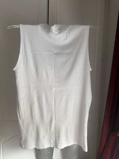 Felicitas white lace lingerie top size UK20/22 EU48/50 Free post