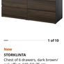 Ikea chest of 6 drawers Image 2