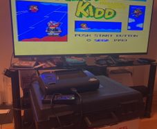 Sega Master System II with Controllers and 6 Games