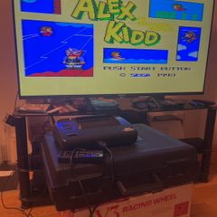 Sega Master System II with Controllers and 6 Games