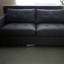 New Leather Grey 3 Seater Sofa Image 6