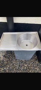 Boat / camper van stainless steel sink