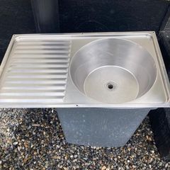 Boat / camper van stainless steel sink