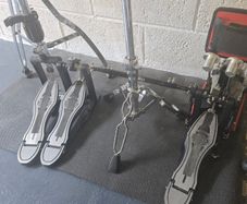 mapex falcon double pedal and hihat stand