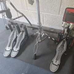 mapex falcon double pedal and hihat stand
