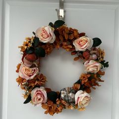Handmade 40-inch Premium Autumn & Halloween Front Door Wreath from JensGems