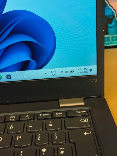 Lenovo ThinkPad L13 13.3" i5-10210U (10th Gen) @ 1.6GHz 8GB RAM 256GB SSD Windows 11 Pro (Has a New Battery)