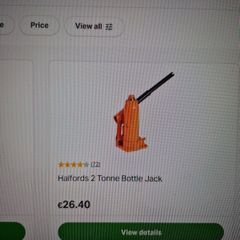 Halfrods 2 Tonne Bottle Jack