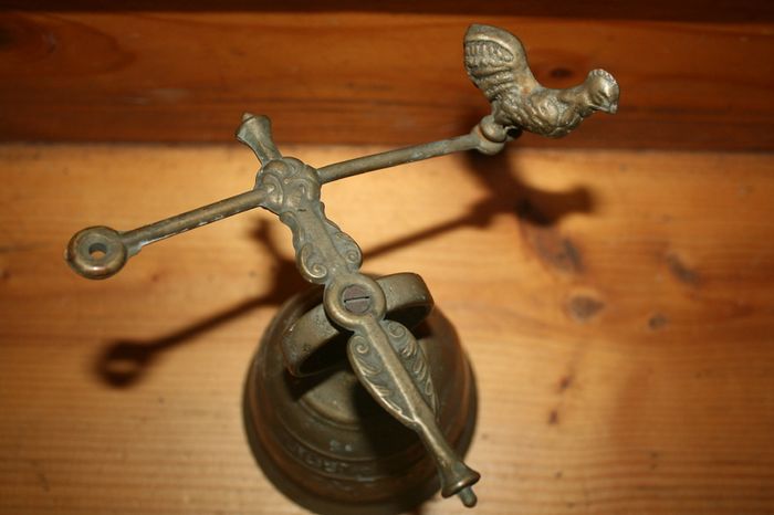 Vintage Brass Bell  Monastery Church Qui Me Tangit