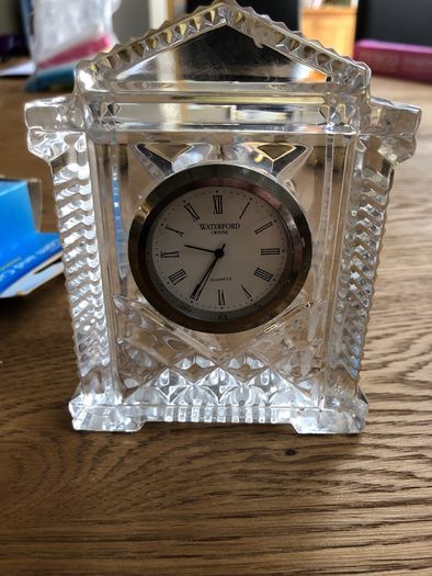 waterford crystal clock