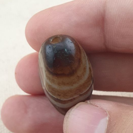 Vintage Beautiful Suliemani Eye Agate Bead Amulet