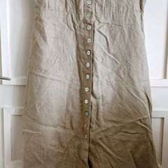 Massimo Dutti linen dress UK size 12 made in Portugal in very good condition with no issues see last two photos for exact measurements FREE STANDARD POSTAGE INCLUDED