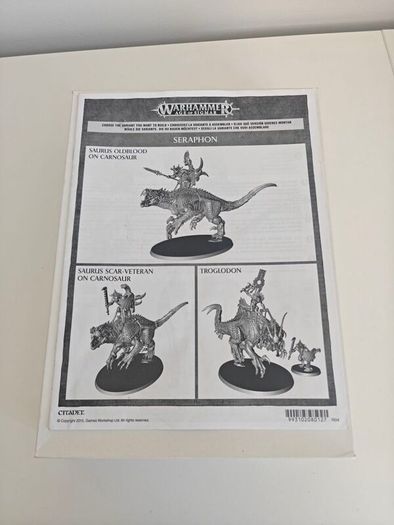 Warhammer - Seraphon - Saurus Oldblood on Carnosaur
