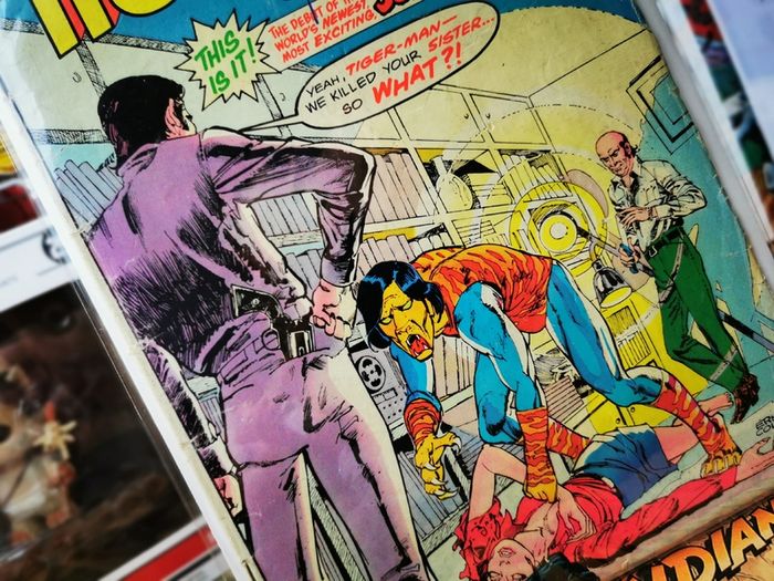 Tiger-man ! FIRST ISSUE ! Origin of Tiger-man ! Bronze Age Comic from 1975 ! by Atlas Seaboard !
