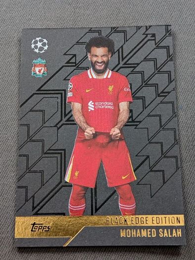Topps Match Attax 24/25 Mohamed Salah Liverpool Black Edge Edition BE 9